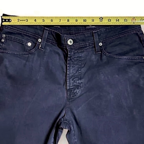 Adriano Goldschmied Reworked Pants Mens Washed Black The Graduate Leg Size 34/28 - Picture 3 of 8